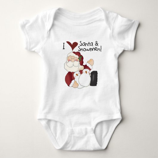 T-shirts et cadeaux père Noël et Snowmen (Devant)