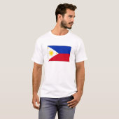 T-shirts et cadeaux philippins de drapeau (Devant entier)