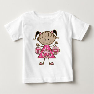 T-shirts et cadeaux pour la petite fille 2e annive