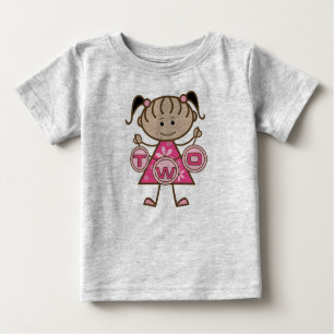 T-shirts et cadeaux pour la petite fille 2e annive