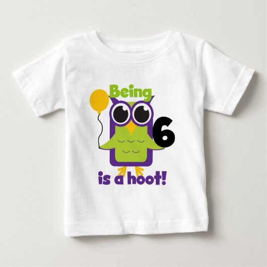 T-shirts et cadeaux pour le 6e anniversaire de Hoo (Devant)