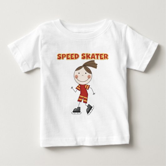 T-shirts et cadeaux pour patineuse de vitesse (Devant)