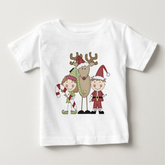 T-shirts et cadeaux Reindeer et Elves (Devant)