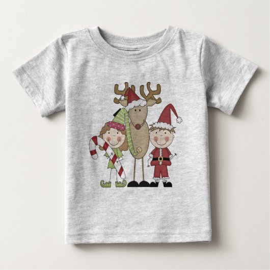 T-shirts et cadeaux Reindeer et Elves (Devant)