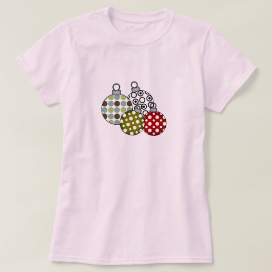 T-shirts et cadeaux Retro Christmas Balls (Design devant)