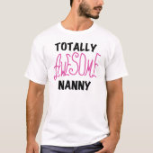 T-shirts et cadeaux rose Nanny absolument géniaux (Devant)