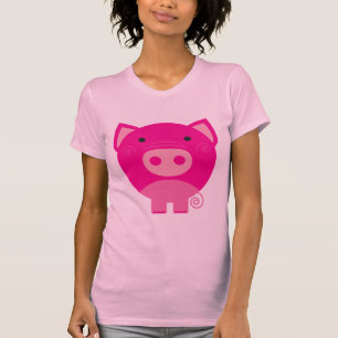 T-shirts et cadeaux roses de porc