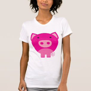 T-shirts et cadeaux roses de porc