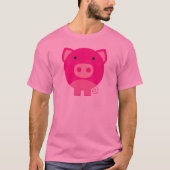 T-shirts et cadeaux roses de porc (Devant)