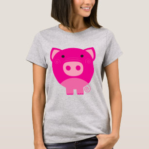 T-shirts et cadeaux roses de porc