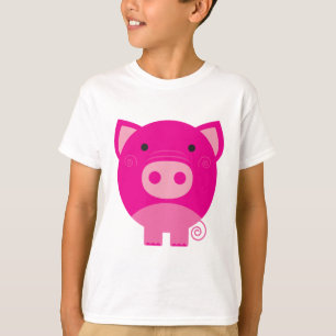 T-shirts et cadeaux roses de porc