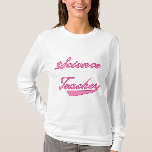 T-shirts et cadeaux roses de professeur de (Devant)