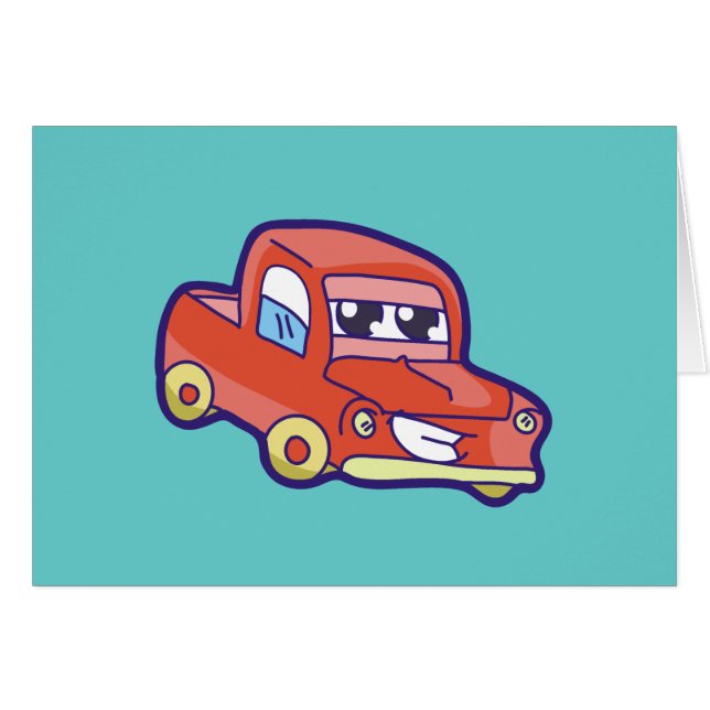 T-shirts et cadeaux rouges de camion pick-up (Devant horizontal)