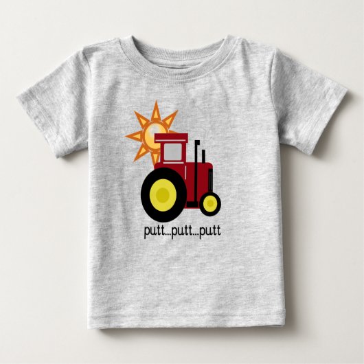 T-shirts et cadeaux rouges de tracteur de ferme (Devant)