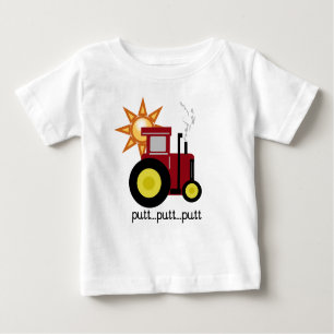T-shirts et cadeaux rouges de tracteur de ferme