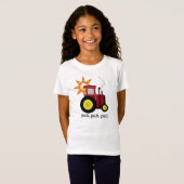 T-shirts et cadeaux rouges de tracteur de ferme (Devant entier)
