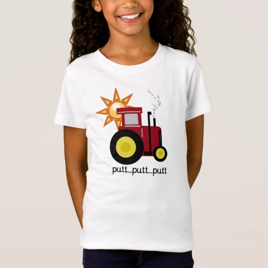 T-shirts et cadeaux rouges de tracteur de ferme (Devant)
