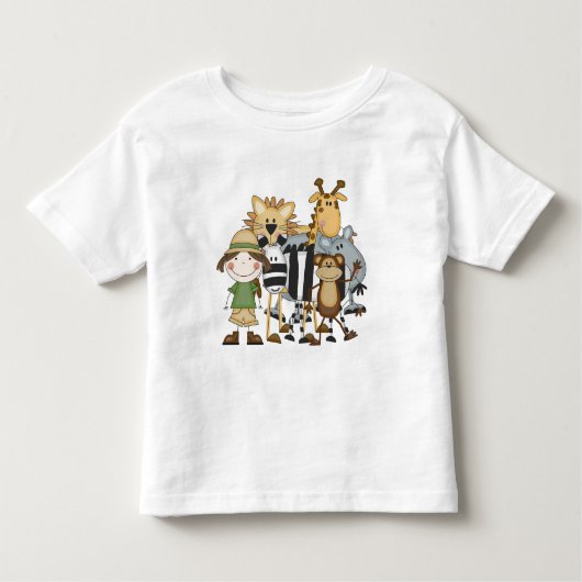 T-shirts et cadeaux Safari Girl (Devant)