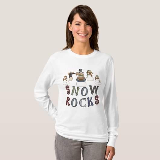 T-shirts et cadeaux Snow Rocks (Devant entier)