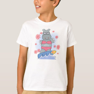 T-shirts et cadeaux surfants d'hippopotame