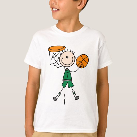 T-shirts et cadeaux trempants de basket-ball de (Devant)