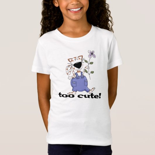 T-shirts et cadeaux trop mignons de chat de Kitty (Devant)