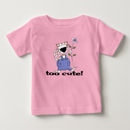 T-shirts et cadeaux trop mignons de chat de Kitty (Devant)