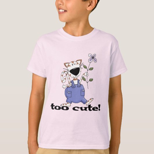 T-shirts et cadeaux trop mignons de chat de Kitty (Devant)