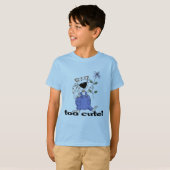 T-shirts et cadeaux trop mignons de chat de Kitty (Devant entier)