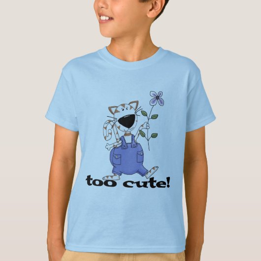 T-shirts et cadeaux trop mignons de chat de Kitty (Devant)