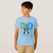 T-shirts et cadeaux Zebra 4e anniversaire (Devant entier)