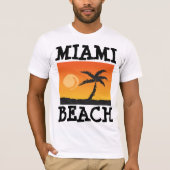 T-shirts et débardeurs MIAMI BEACH FLORIDA (Devant)