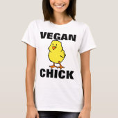 T-shirts et débardeurs VEGAN CHICK (Devant)
