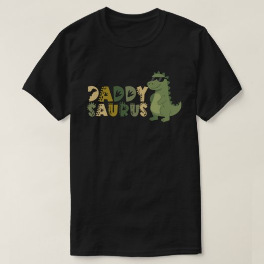 T-shirts et modèles de T-shirts Daddysaurus , (Design devant)