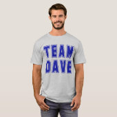 T-shirts et produits de Dave d'équipe (Devant entier)
