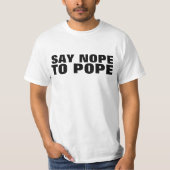 T-shirts et sweatshirts anti-POPE (Devant)