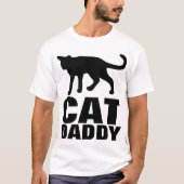 T-shirts et sweatshirts CAT DAD DADDY (Devant)