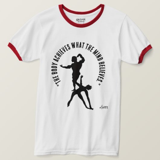 T-Shirts : État d'esprit positif (Design devant)