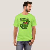 T-shirts étranger de monstre (Devant entier)