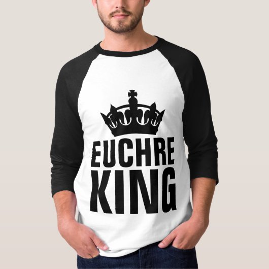 T-shirts EUCHRE KING (Devant)