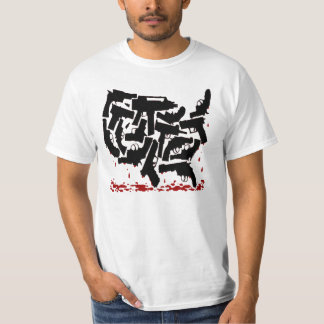 T-shirts exclusif unique de l'Amérique d'arme à