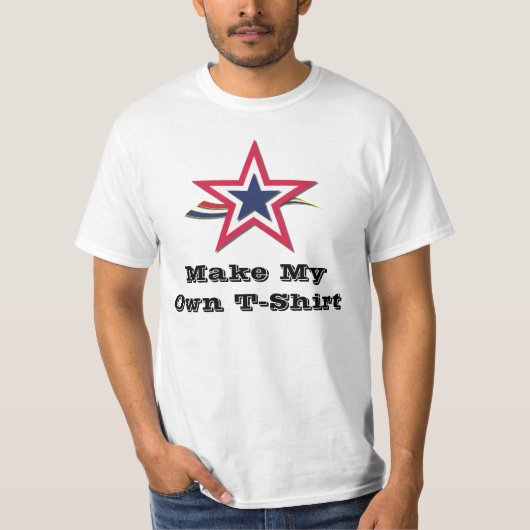 T-shirts fait sur commande :  Concevez votre (Devant)
