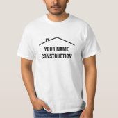 T-shirts faits sur commande de travaux de (Devant)