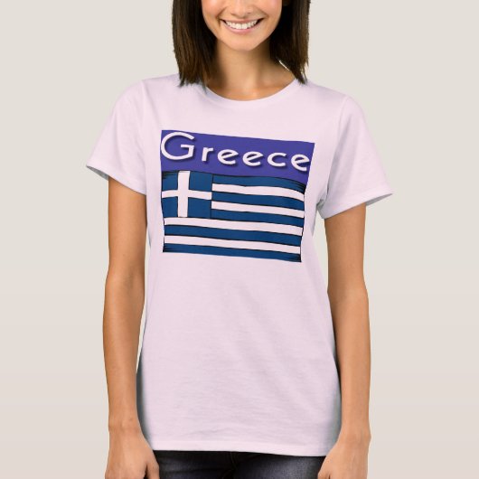 T-shirts féminins grecs (Devant)