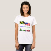 t-shirts féminins jamaïcains (Devant entier)