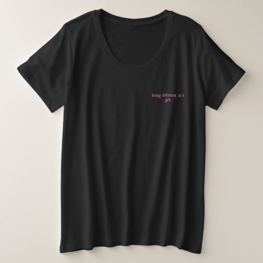 T-shirts femmes plus la taille art style design (Design devant)