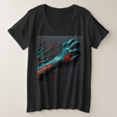 T-Shirts Femmes Plus Taille Avec Expression Art 19 (Design devant)