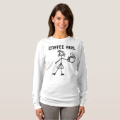 T-shirts FILLES AU CAFÉ, drôles de dames (Devant entier)