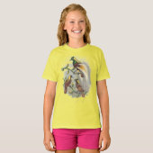T-shirts filles aux oiseaux mignons (Devant entier)