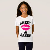 T-shirts FILLES DOUCES ET SAISES (Devant entier)